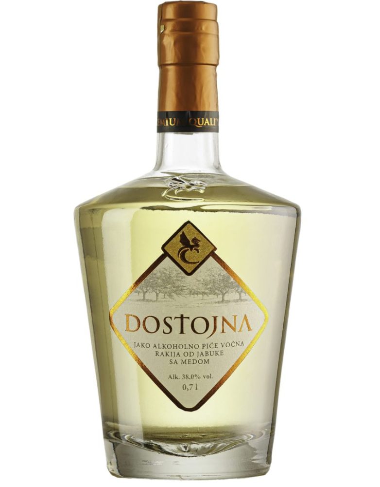 Dostojna rakija sa medom u flaši od 0,7l