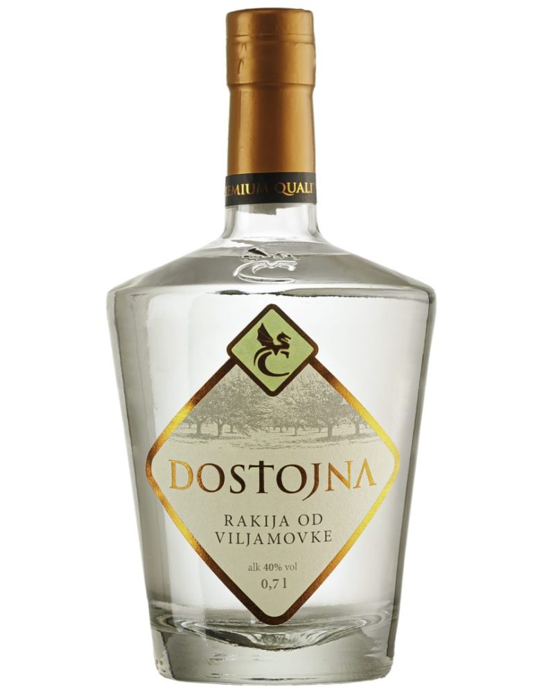 Dostojna rakija viljamovka u flaši 0,7l